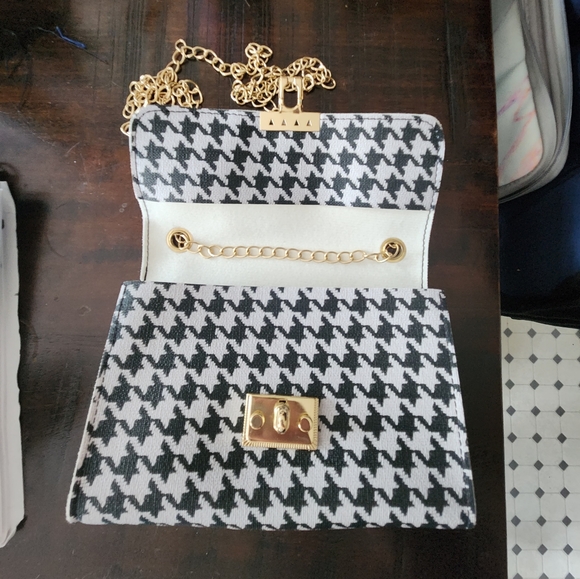 Shein Houndstooth Purse - Picture 1 of 3